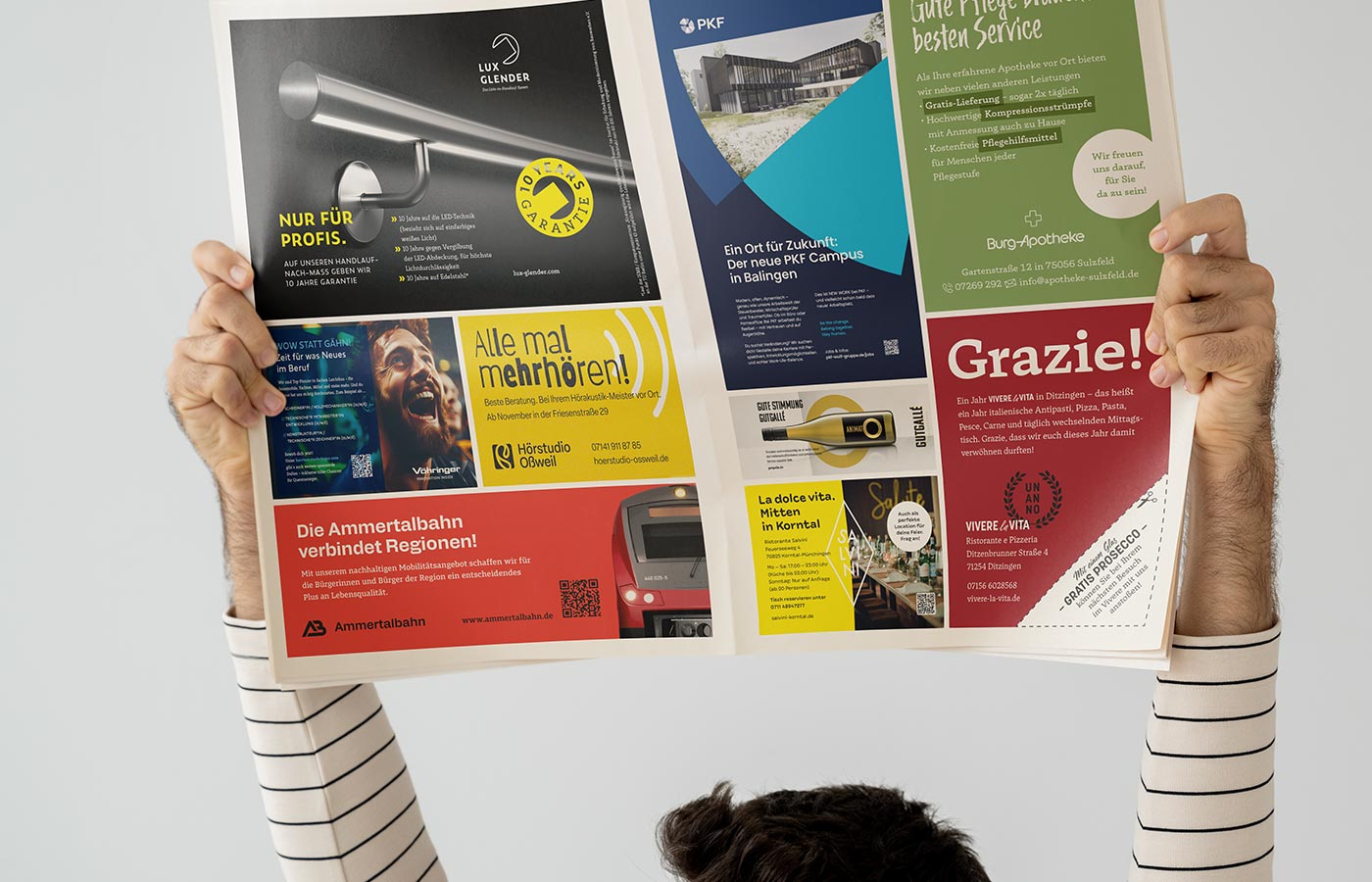 Direkt ins Haus, direkt ins Hirn